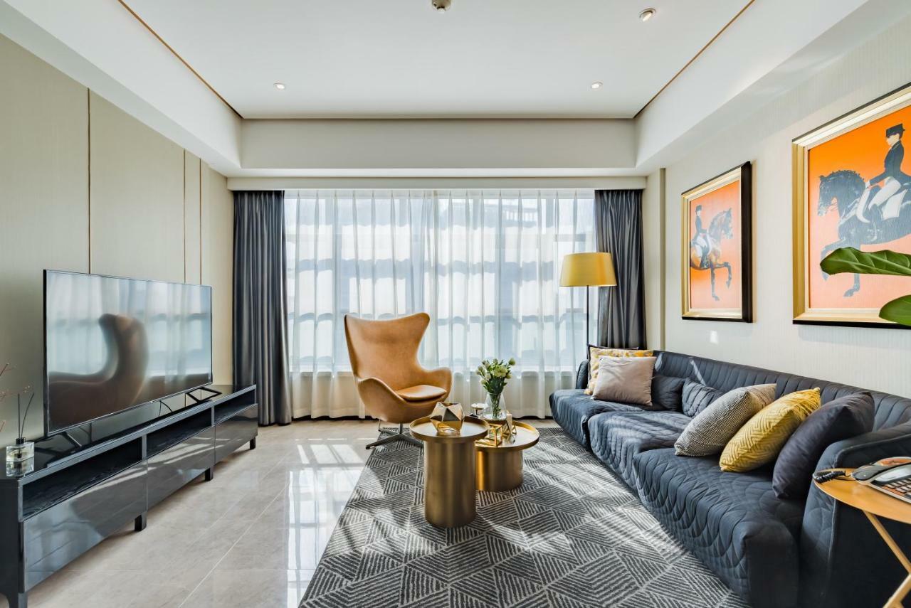 Tianfu In Service Apartement Chengdú Exterior foto