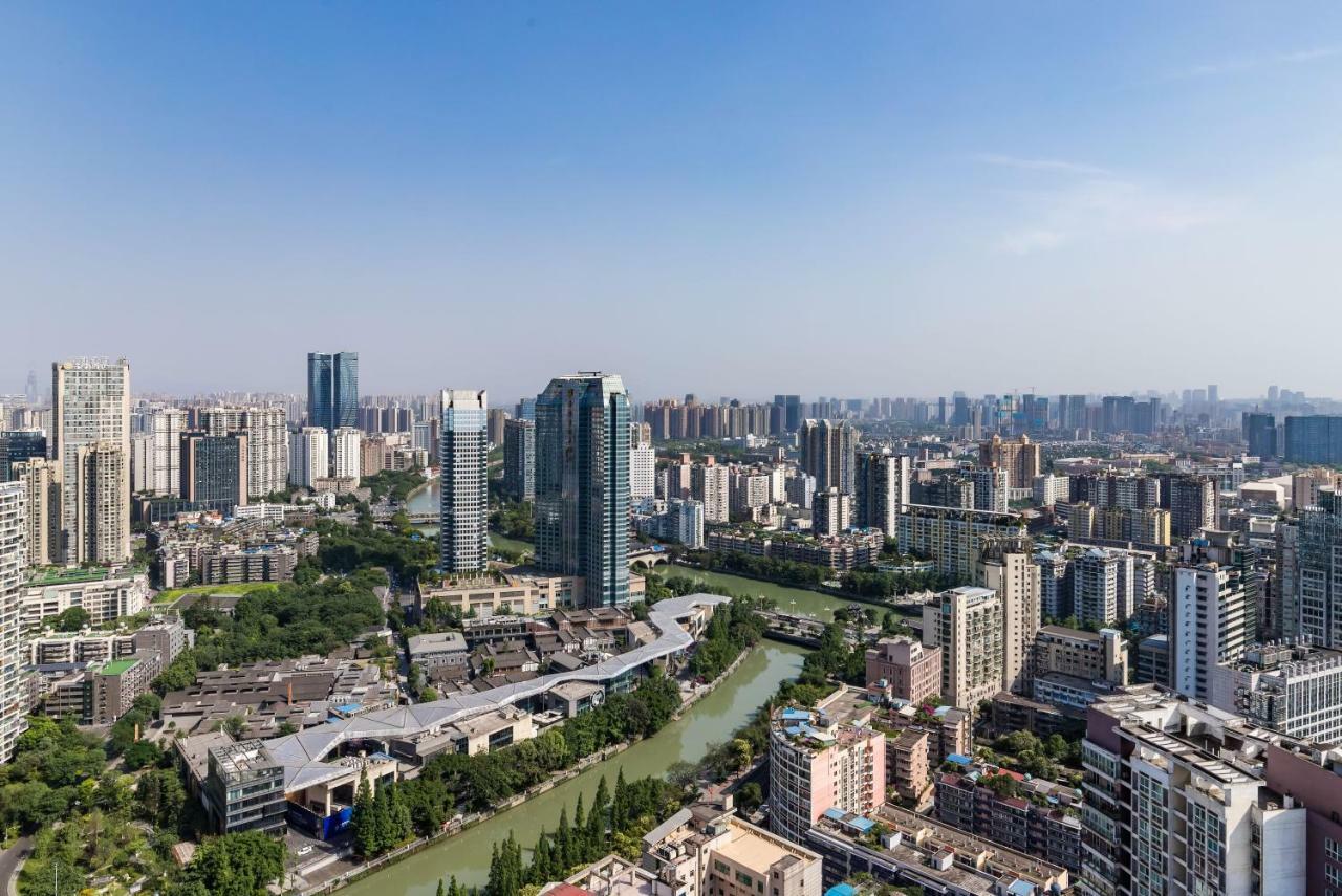 Tianfu In Service Apartement Chengdú Exterior foto
